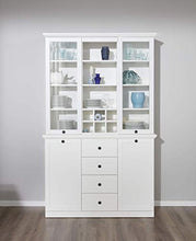 Unknow Set Buffet Soggiorno Armadio Armadio Baxter, 120 x 194 x 41 cm Bianco con Ampio Spazio di archiviazione