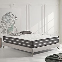 COSMOS | Activated Carbon | Materasso Matrimoniale Memory 160x190 cm | 24 cm | Lattice con Carbone Attivo e Schiuma Termosensibile V200 | 7 Zone Comfort con Tecnologia Anti-Stress Purificante