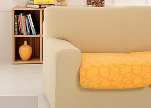 BIANCHERIAWEB Copriseduta Sofa Cover in Fantasia Disegno Ray One 2 Posti Ray One Orange 530