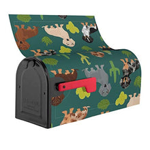 Doxie Cactus Cute Dachshund Dog Designs - Copertura magnetica per cassetta postale per giardino, cortile, dimensioni standard, 53 x 45 cm