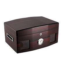 Minmin Cigar Cabinet desktop Grande capacità Legno di Cedro Con igrometro Cigar Idratante alcolizzazione Box, 340x240x170mm accessori del sigaro (Size : 340x240x170mm)