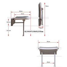 Z-SEAT sgabelli da Doccia Sgabelli da Doccia Pieghevoli a Parete Sgabello da Doccia a Parete Sgabello Sedia a corridoio Pieghevole Cambia Scarpe Sgabello per Anziani/DISA