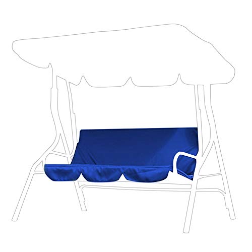Coprisedile per Altalena, Copripiumino Pieghevole Pieghevole Impermeabile, Copertura per Sedia a 3 posti Ultraleggera Copertura per Protezione Amaca per Esterno, Giardino, Cortile(Blu Scuro)