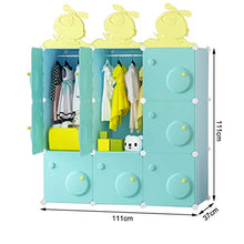 Guardaroba Bambini Semplice Panno di plastica Assemblea Armadio Economico Semplice Letto Moderna Armadio XINYALAMP (Color : A)