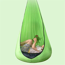 LFLDZ Hammocks, Home Child Hammock Sedia per Bambini Swing Pod Outdoor Interno Appeso Sedile Amaca Amici Arredi per Esterni