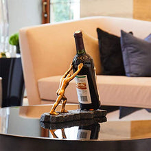 LHQ-HQ Wine Rack Holder Vino Ecologico Resina Rossa Vino Storage Rack Decorazione Domestica Vino Decoration Sicuro e Stabile Holder Vino