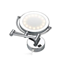 Specchio per Il Trucco Specchio Trucco Parete LED Parete Illuminato Vanity Specchio di Trucco 8 Pollici 3X ingrandimento Quality Specchio da Toilette
