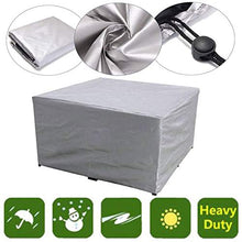 Coperture per mobili da giardino,copertura per mobili da giardino da esterno, copertura antipolvere per tavolo e sedia da giardino, antivento impermeabile, antipioggia per pioggia e neve, anti-UV