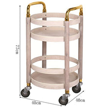 MEI XU Carrelli di Stoccaggio Carrello - Carrello Mobile del Carrello del Carrello dell'hotel dell'hotel dello spuntino dello spuntino del carretto del Vino del Carrello del tè Carrelli di Utilità