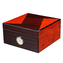 Auoeer High Gloss Finito Cigar Box Cedar Cigar Humidor Cigar Box con