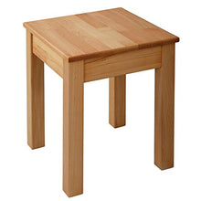 Krok Wood 2x Sgabello Tomas in Legno Massello in Faggio 35x35x45 cm