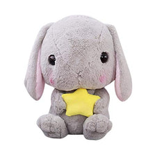 Taoyouzj Giocattoli di Peluche Carino Morbido LOP Peluche Peluche Peluche Plushie Rabbit Kids Sleeping Appeas Pilew Doll Creativo Regali di Compleanno per Ragazza 23cm (Color : Gray)