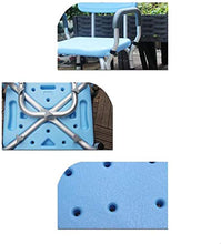 TUHFG Sgabello per Doccia Sgabello per Doccia Sedia da Bagno Anziano Altezza Regolabile Donne Incinte Sgabello da Bagno Sgabello in Alluminio Sgabello Antiscivolo Sedia da Bagno