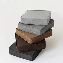 Cuscino del sedile imbottito quadrato, spugna addensare poltrona cuscino cuscini patio mobili per pavimento pavimento pavimento pavimenti alimentari poltrona da esterno cuscinetto per sedia da esterno