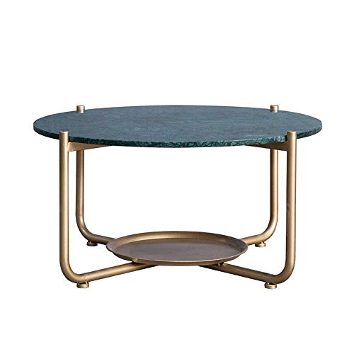 JINKEBIN Tavolo Pieghevole Marmo Tavolino Ufficio Tavolino Pranzo Divano Casual Rettangolare Fine Tabella Semplice Decorazione Domestica Soggiorno, Comodino (Colore: Metallic, Dimensione: 80x42cm)