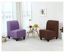 HongTeng Divani Sofà Creativo del sofà del Computer Portatile della sofà della Camera da Letto del sofà del sofà del sofà del Singolo del Salotto di Svago 51 × 67cm (Color : Brown)
