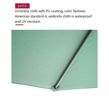 Generic002 Ombrellone da Esterno, ombrellone Appeso a Cantilever, ombrellone, Grande ombrellone con Protezione UV UPF 50+, per Patio Giardino Security Pavilion Ombrello Senza Base (Color : B)