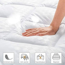 BedStory 【2020 Versione Topper 180 x 200 x 5 cm in 3D microfibra ad alta densità 1000 g/m², proteggi materasso antiacrico, traspirante, morbido, ideale per migliorare il comfort del materasso.