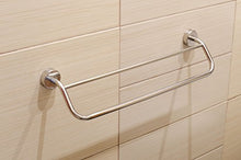 Kapitan Barra Porta Asciugamani Doppia 50 cm 18/10 INOX Acciaio Inossidabile, Portasciugamani,Montaggio di Parete, Fabbricato in EU, 20 Anni di Garanzia