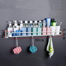 AINIYF Bagno Bagno Doccia Mensola Organizzatore a Parete in Acciaio Inox Punch Libera del chiodo-Colla Libera Drain Hook (Dimensioni: 70x16x10cm)