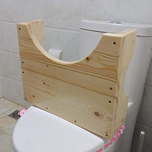 Sgabello WC Addensato Solido Piede in Legno del Rilievo del Pedale Passo Sgabello Passo Passo Pedale di Lavaggio Vestiti igienici Sgabello Bagno Sgabello Bagno privato Servizi igienici Sgabello