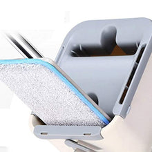 SSAYY Mop Platte Squeeze Mop Emmer Hand Gratis Wringen Rvs Mop Zelf Nat En Reiniging Systeem Stomerij Microfiber Mop Floor Tool