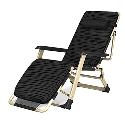 Sywlwxkq Sedia Relax da Ufficio in Balcone Lettino Sdraio Sedie a Sdraio Zero Gravity Sedie reclinabili per Esterni Lettino reclinabile Sedia da Giardino Lettini Prendisole Regolabili e Pie