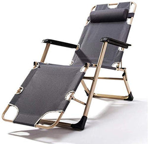 FGVBC Lettino Prendisole Pieghevole reclinabile Lettino Relax Regolabile in più Angoli con poggiatesta Rimovibile Sedia a Sdraio Portatile Lettino Prendisole da Giardino Reclinabile