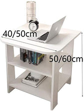 TONG HXF- Divano Tavolino Tavolino da caffè Camera da Letto Comodino Piccolo Tavolino in Legno Rack di Stoccaggio A 3 Strati Durevole (Color : A, Size : 40 * 50cm)