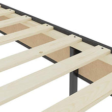 SKM Letto a Molle Grigio Scuro in Tessuto 80x200 cm (35.45kg)