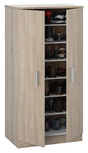 FORES HABITAT Mobile Scarpiera salvaspazio Sei Ripiani Rovere cm 55 x 36 x 108 h