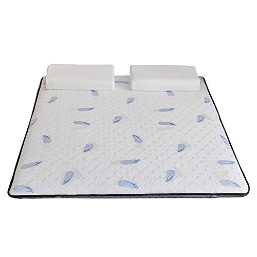 HXSKI Traspirante Rinfrescante Tatami Materasso Futon,Pieghevole Non COMPRIME Sleeping Pad,per Camera Letto per Gli Ospiti Dormitorio per Studenti Materasso-H 100x200cm(39x79inch)