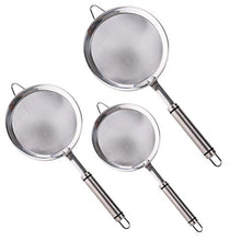 UPKOCH Filtro scrematrice Olio Filtro in Acciaio Inox colino setaccio Filtro zuppa Filtro con Filo da Cucina attrezzo da Cucina 3 Pezzi