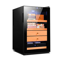 Armadio per Sigari Intelligente Umidificatore A Temperatura E umidità Costanti Casa Soggiorno Ufficio Armadio per Sigari Sigari Nudi in Legno di Cedro Possono Contenere 400 Sigari