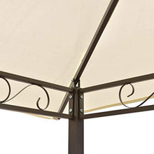 BBZZ - Padiglione da giardino con tavolo e panchine, gazebo da giardino, 2,5 x 1,5 x 2,4 m