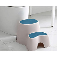 LZL Sgabello WC Multi-Funzione Antiscivolo vasino vasino Bagno Bagno Sgabello Sgabello Uso in Qualsiasi Bagno Vasino Tozzo (Color : Blue, Dimensione : Conventional)