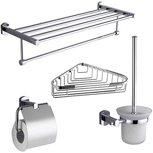 MBYW Portasciugamani Moderno Minimalista Portasciugamani Elegante per Il Bagno di Moda Portasciugamani per WC Portasciugamani Cestello per Cestino in Acciaio Inox/Set di Accessori per Bagno