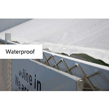 Panno ombreggiante Tenda da Sole Bianca for Vele, 80% Resistente Ai Raggi UV, Rete in Tessuto con Occhielli, Ideale for Piante da Giardino con Effetto Serra, 150 G/M² (Size : 3×5m)