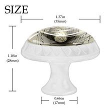 Vortice 4 PCS Pomelli per Porta, Pomolo per Mobile, Pomelli per Mobili con Viti, Maniglia per Armadietto, Pomelli per Porta, Pomelli per Cassetti per Porta, Armadio, Cassetto e Credenza