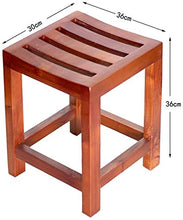 TUHFG Sgabello per Doccia Sgabello da Doccia Sgabello in Legno massello Sgabello Antiscivolo Vasca da Bagno Sgabello da Bagno Doccia Sgabello da Bagno Impermeabile Sedia da Bagno Impermeabile