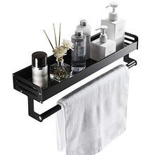 LYM &ripiano di stoccaggio Portasciugamani, Bagno Cucina mensola portasciugamani Stoccaggio mensola fissata al Muro scaffale Scaffale di Finitura (Size : 40cm)