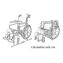 Carrozzine Semoventi, Transit Portatile Travel Self-Style, Old Man Pieghevole Lega di Alluminio Cuscino Oxford Traspirante Pu Bracciolo Impermeabile Schienale Pieghevole Luce A