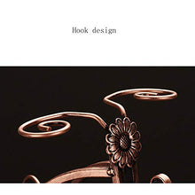 RINGLICHT F Portabottiglie Ferro Battuto, Organizzatore Bottiglie Vino, Accatastabile Borracce Bottiglie Portabottiglie, Creativo Una Bottiglia di Vino Rosso E Un Calice