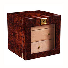 Humidars Cigar Humidor - Regalo di Natale di lusso Gabinetto Cigar Humidor Storage Box Wirth alta lucida in legno con Free igrometro e ampHumidifier mantenerlo fresco .Scatola di immagazzinaggio di ci