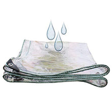 XJJUN Teloni Occhiellati, Telo Antipioggia Impermeabile in PVC Trasparente, Tenda per Tenda della Stanza Dell'autolavaggio del Parabrezza del Balcone, con Anello di Trazione