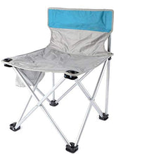 Tavolo da Picnic all'aperto Sedia da Campeggio Poltrona da Stadio Imbottita Leggera Ideale per passeggiare Picnic con portabicchieri e Borsa da Trasporto BBQ Party Table (Color : Gray Blue)