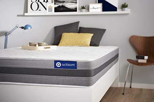 Materasso Actimemo relax 100x210cm, Spessore : 24 cm, Memory foam, Moderatamente rigido, 5 zone di comfort