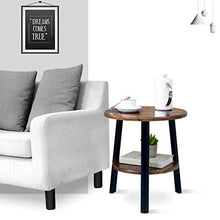 Yyqx Comodino Elegante tavolino da Salotto Minimalista, Comodino, Soggiorno tavolino Rotondo Comodini Letto