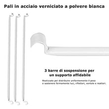 COSTWAY Growbox Tenda Coltivazione Tenda per la Crescita delle Piante Interno (120 x 60 x 180 cm)