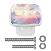 Cielo rosa 4 PCS Pomelli per Porta, Pomolo per Mobile, Pomelli per Mobili con Viti, Maniglia per Armadietto, Pomelli per Porta, Pomelli per Cassetti per Porta, Armadio, Cassetto e Credenza